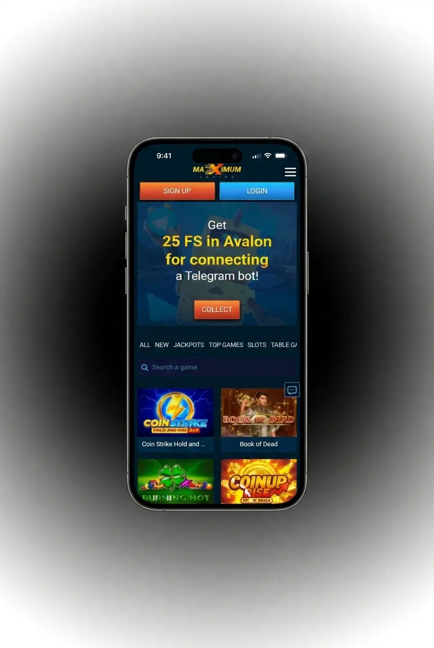 Maximum Casino account verification process showing KYC steps for document upload and identity confirmation