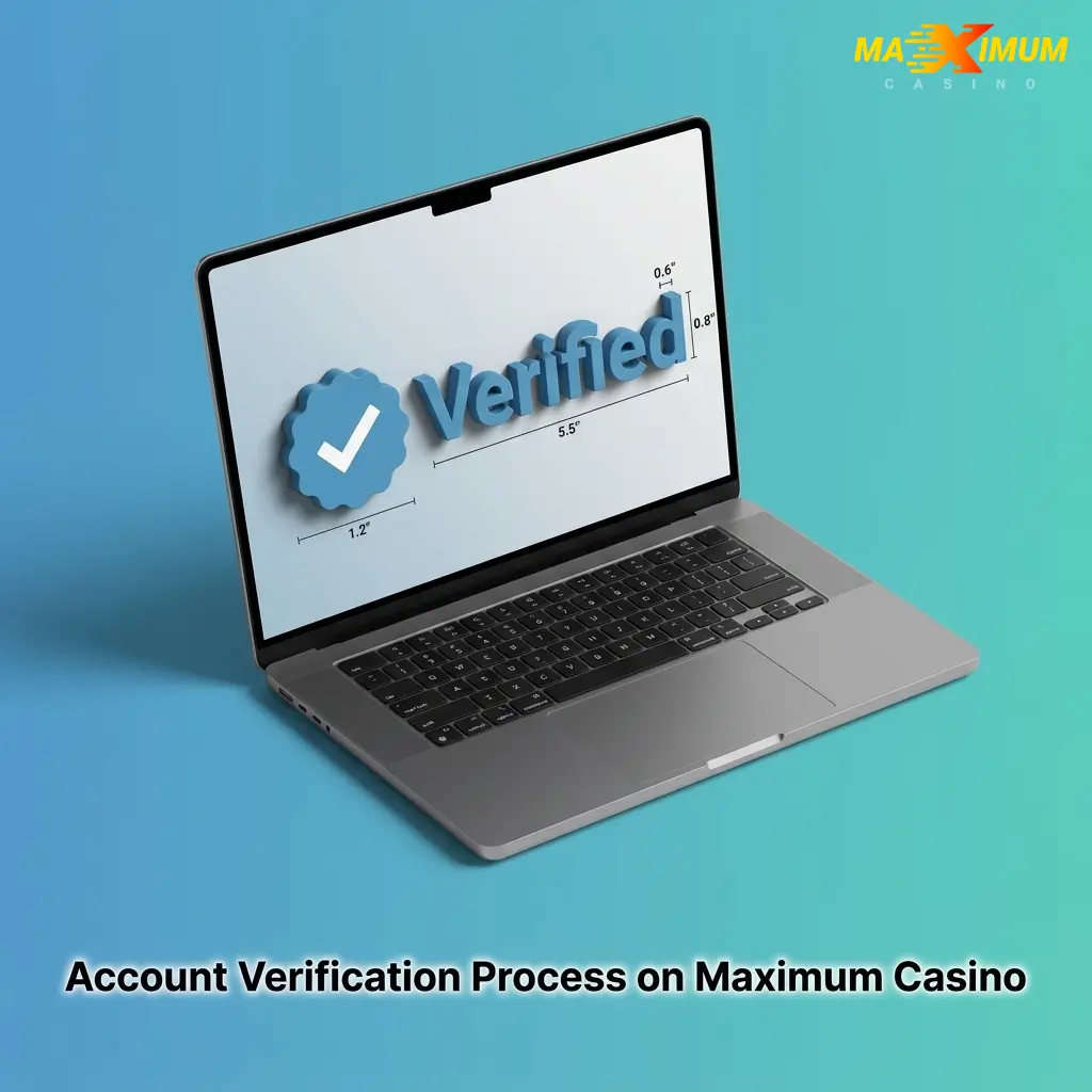 Maximum Casino KYC verification process showing document upload steps for UK players account identity check