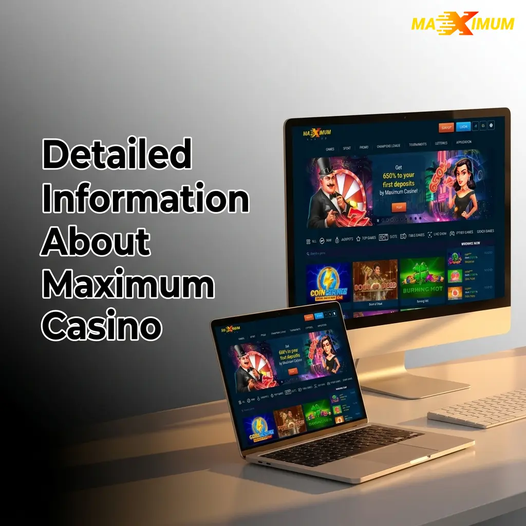 Maximum Casino UK platform interface showing sportsbook, casino games, and mobile app features for online betting enthusiasts