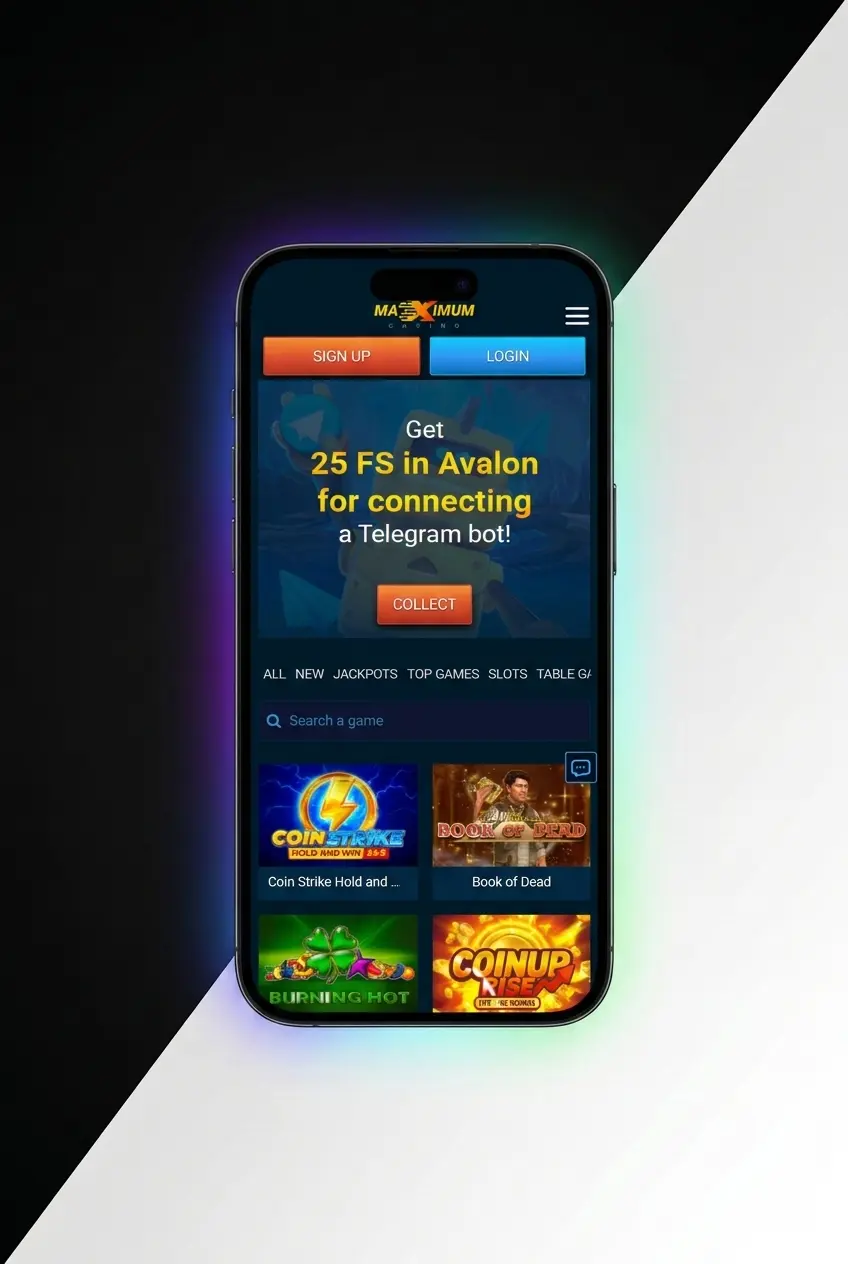 5-step guide to download Maximum Casino iOS app on iPhone via App Store with Face ID or Touch ID confirmation